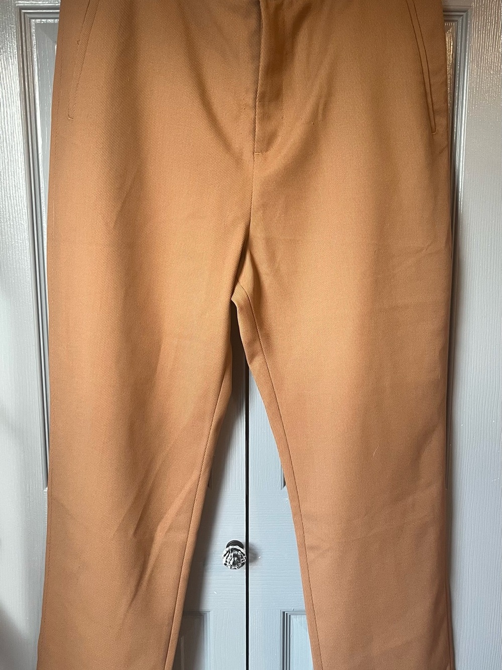 Amour Vert women's Camel Khaki Chinos - Straight Leg